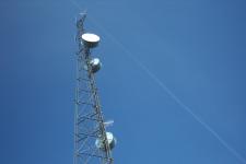 A side view of the PTC tower.
