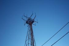 One of the two FAA towers at this site.