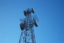 Crown Castle International's Big Flat Microwave Tower