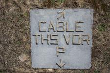 THS VORTAC cable marker